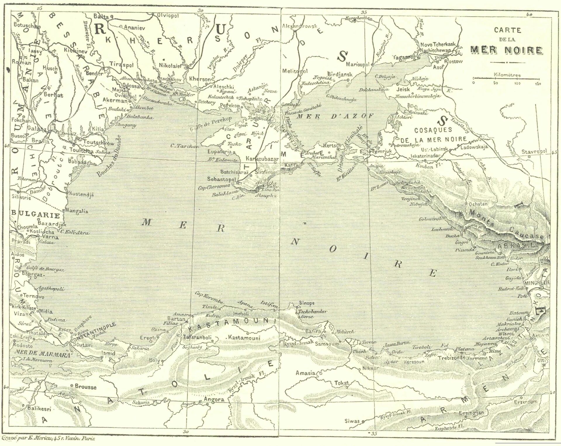 Карта черного моря - Sputnik Абхазия, 1920, 08.02.2022