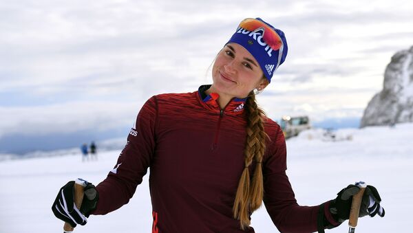 Российская лыжница Юлия Белорукова - Sputnik Абхазия
