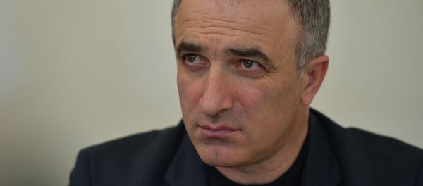 Депутат Дмитрий Гунба на первом заседании весенней сессии парламента Абхазии шестого созыва - Sputnik Абхазия