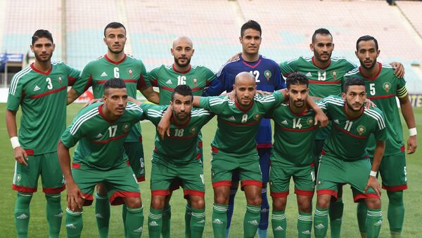 Игроки сборной Марокко по футболу - Sputnik Абхазия