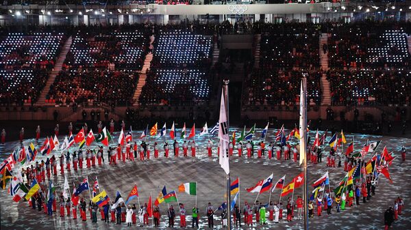 Церемония закрытия XXIII зимних Олимпийских игр в Пхенчхане - Sputnik Аҧсны