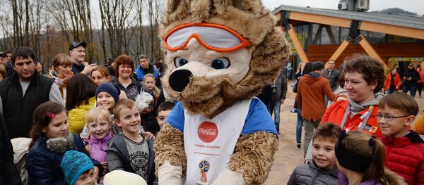 Кубок ЧМ-2018 по футболу представили в Сочи Кубок ЧМ-2018 по футболу представили в Сочи - Sputnik Абхазия