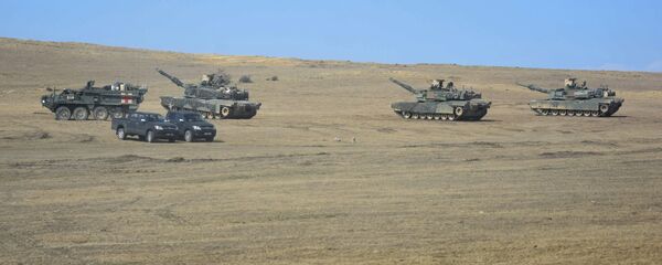 Международные военные учения Достойный партнер 2017 в Грузии Международные военные учения Достойный партнер 2017 в Грузии - Sputnik Абхазия