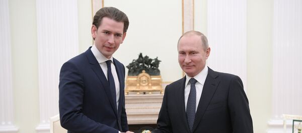 Президент РФ В. Путин встретился с канцлером Австрии С. Курцем - Sputnik Абхазия