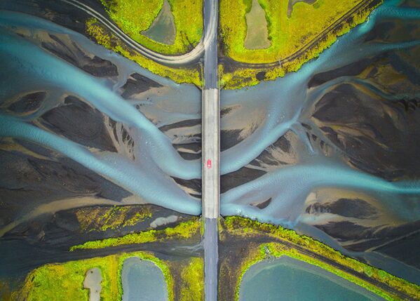 Снимок Узор ледяной реки индийского фотографа Маниша Мамтани. Открытый конкурс. Категория Путешествия. - Sputnik Абхазия