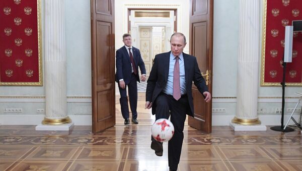 Президент РФ В. Путин встретился с президентом ФИФА Д. Инфантино - Sputnik Абхазия