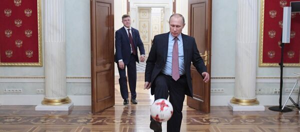 Президент РФ В. Путин встретился с президентом ФИФА Д. Инфантино - Sputnik Абхазия