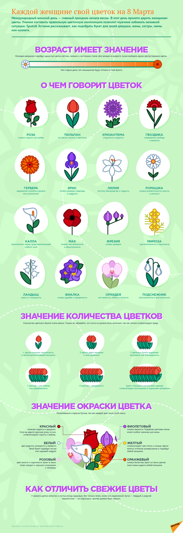 Какие цветы дарить женщинам на 8 Марта - Sputnik Абхазия