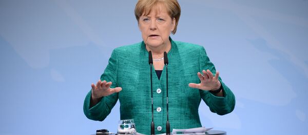 Канцлер Германии Ангела Меркель на саммите Группы двадцати в Гамбурге Канцлер Германии Ангела Меркель на саммите Группы двадцати в Гамбурге - Sputnik Абхазия