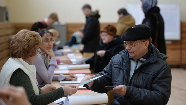 Открытие избирательных участков для выборов президента РФ - Sputnik Абхазия