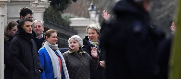 Сотрудники посольства РФ в Лондоне Сотрудники посольства РФ в Лондоне - Sputnik Абхазия