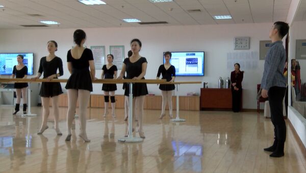 Балетный класс для дам преклонного возраста в Китае - Sputnik Абхазия