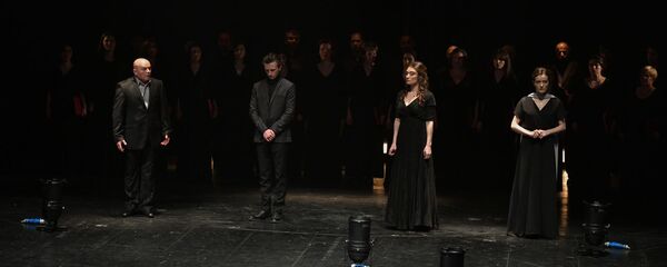 Спектакль Игрок в РУСДРАМе Спектакль Игрок в РУСДРАМе - Sputnik Абхазия