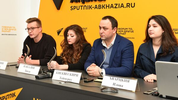 Пресс-конференция организаторов Сухумского Международного кинофестиваля - Sputnik Абхазия