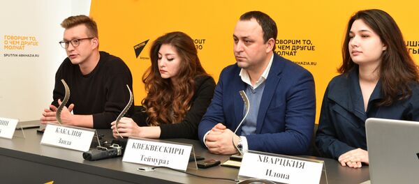 Пресс-конференция организаторов Сухумского Международного кинофестиваля - Sputnik Абхазия