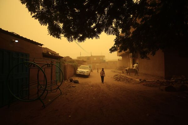 Пыльная буря в Хартуме, Судан - Sputnik Абхазия