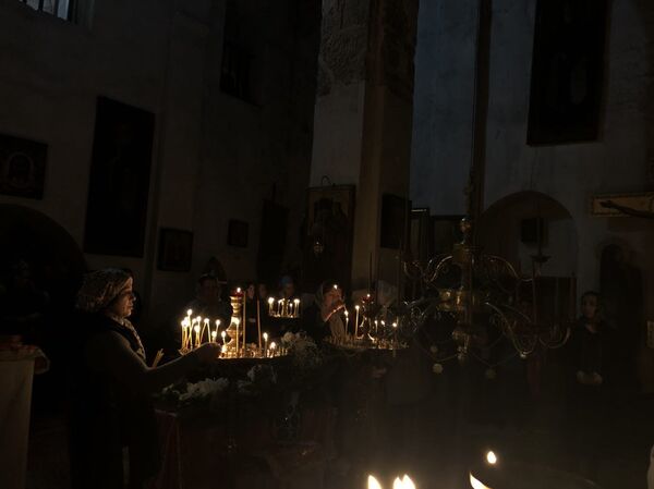 Пасхальная служба в селе Лыхны - Sputnik Абхазия