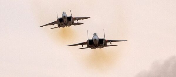 Истребители F-15 ВВС Израиля. Архивное фото Истребители F-15 ВВС Израиля. Архивное фото - Sputnik Аҧсны