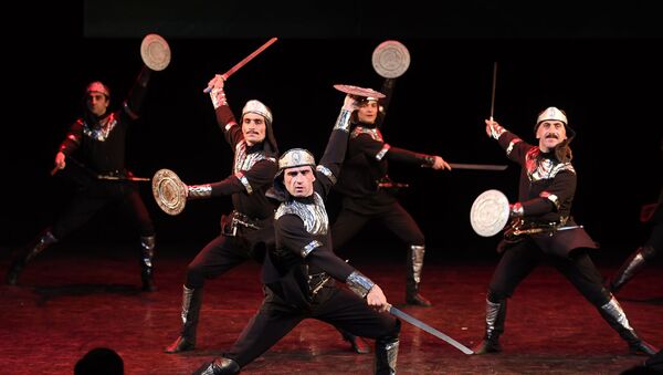 Концерт государственного заслуженного ансамбля народной песни и танца Абхазии в Москве - Sputnik Абхазия