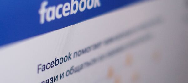 Страница социальной сети Фейсбук на экране компьютера. - Sputnik Абхазия