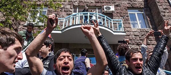 Ситуация на улице Хаджян Ситуация на улице Хаджян - Sputnik Аҧсны