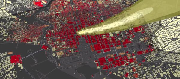 Модель взрыва перед Белым домом Модель взрыва перед Белым домом - Sputnik Абхазия