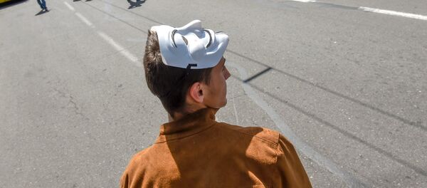 Протестующие на улице Корюна (18 апреля 2018). Ереван Протестующие на улице Корюна (18 апреля 2018). Ереван - Sputnik Абхазия