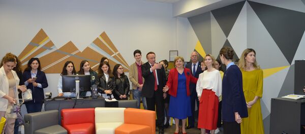 Студенческий центр открылся в Абхазском госуниверситете Студенческий центр открылся в Абхазском госуниверситете - Sputnik Абхазия