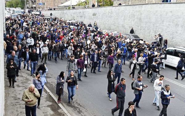 Акция протеста оппозиции в Ереване - Sputnik Абхазия