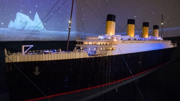 Самая большая в мире модель «Титаника» из Lego - Sputnik Абхазия
