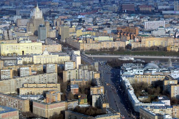 Вид с 89-го этажа Башни Федерация-Восток делового комплекса Москва-Сити, где открылась самая высокая смотровая площадка в Европе - Sputnik Абхазия