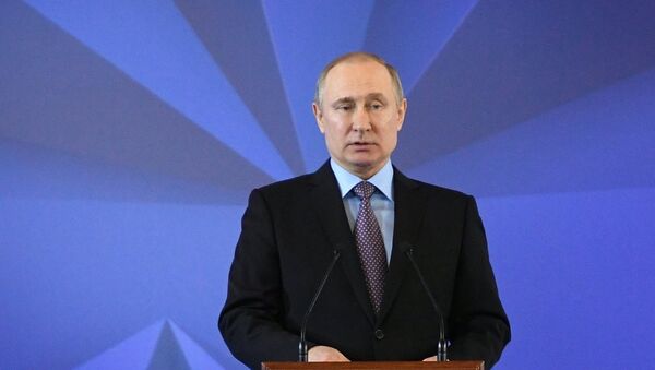 Рабочая поездка президента РФ В. Путина в Санкт-Петербург - Sputnik Абхазия
