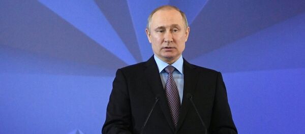 Рабочая поездка президента РФ В. Путина в Санкт-Петербург - Sputnik Абхазия