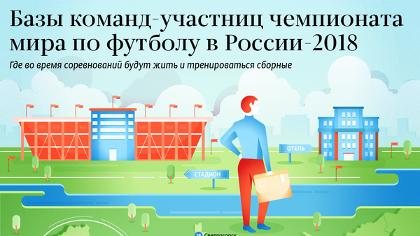 Базы команд-участниц чемпионата чемпионата мира по футболу в России 2018 - Sputnik Абхазия