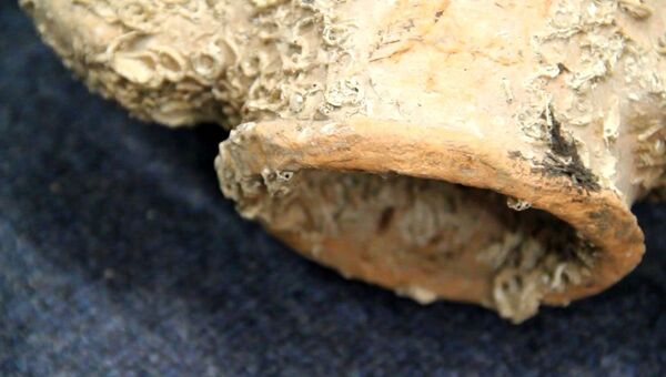 Амфоры найденные рыбаками на дне Сухумской бухты Амфоры найденные рыбаками на дне Сухумской бухты - Sputnik Абхазия