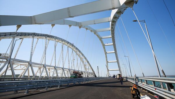 Строительство Крымского моста - Sputnik Абхазия