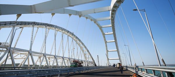 Строительство Крымского моста Строительство Крымского моста - Sputnik Абхазия