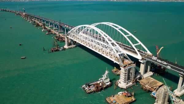 Строительство Крымского моста - Sputnik Абхазия