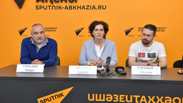 Пресс-конференция о театральном представлении по произведению Баграта Шинкуба - Sputnik Аҧсны