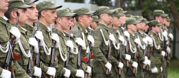 Принятие присяги новобранцами абхазской армии  Принятие присяги новобранцами абхазской армии  - Sputnik Абхазия