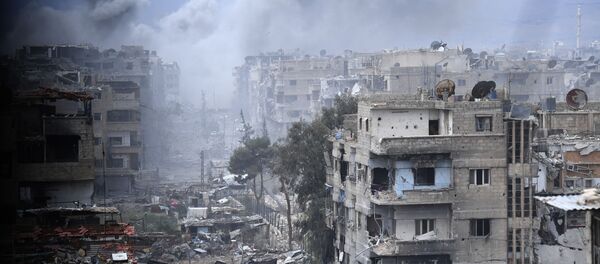 Ситуация в районе лагеря беженцев Ярмук в южном пригороде Дамаска Ситуация в районе лагеря беженцев Ярмук в южном пригороде Дамаска - Sputnik Абхазия