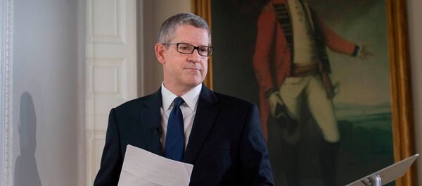 Генеральный директор британской спецслужбы MI5 Эндрю Паркер Генеральный директор британской спецслужбы MI5 Эндрю Паркер - Sputnik Абхазия