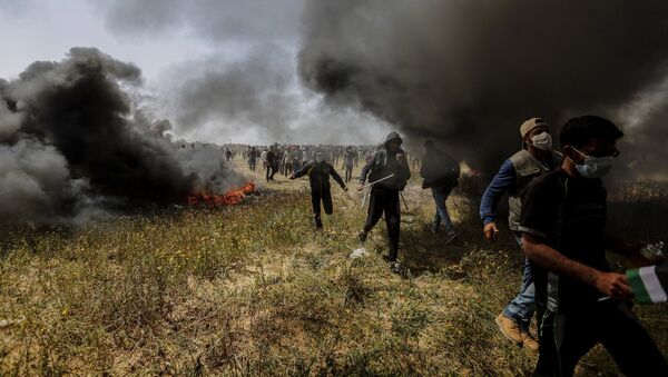 Акции протеста на границе сектора Газа и Израиля - Sputnik Абхазия