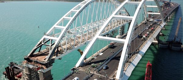 Строительство Крымского моста Строительство Крымского моста - Sputnik Абхазия