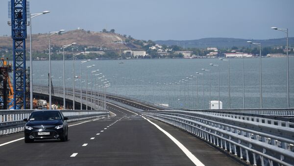 Открытие автомобильной части Крымского моста - Sputnik Аҧсны