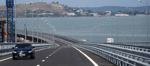 Открытие автомобильной части Крымского моста Открытие автомобильной части Крымского моста - Sputnik Абхазия