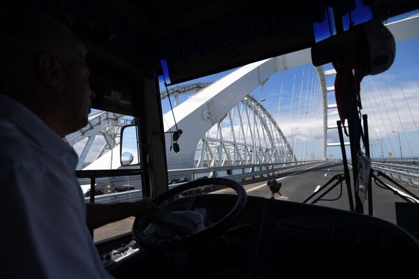 Открытие автомобильной части Крымского моста - Sputnik Абхазия
