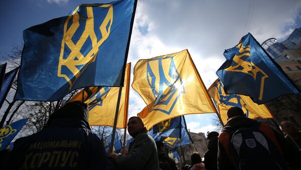 Акция протеста  в Киеве против олигархов - Sputnik Абхазия