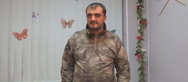 Командир батальона Пятнашка Олег Мамиев Командир батальона Пятнашка Олег Мамиев - Sputnik Абхазия