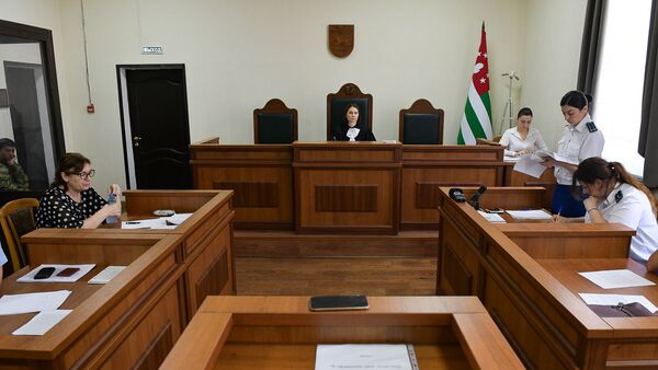 Заседание суда по делу убийства российского туриста Андрея Кабанова, архивное фото - Sputnik Абхазия
